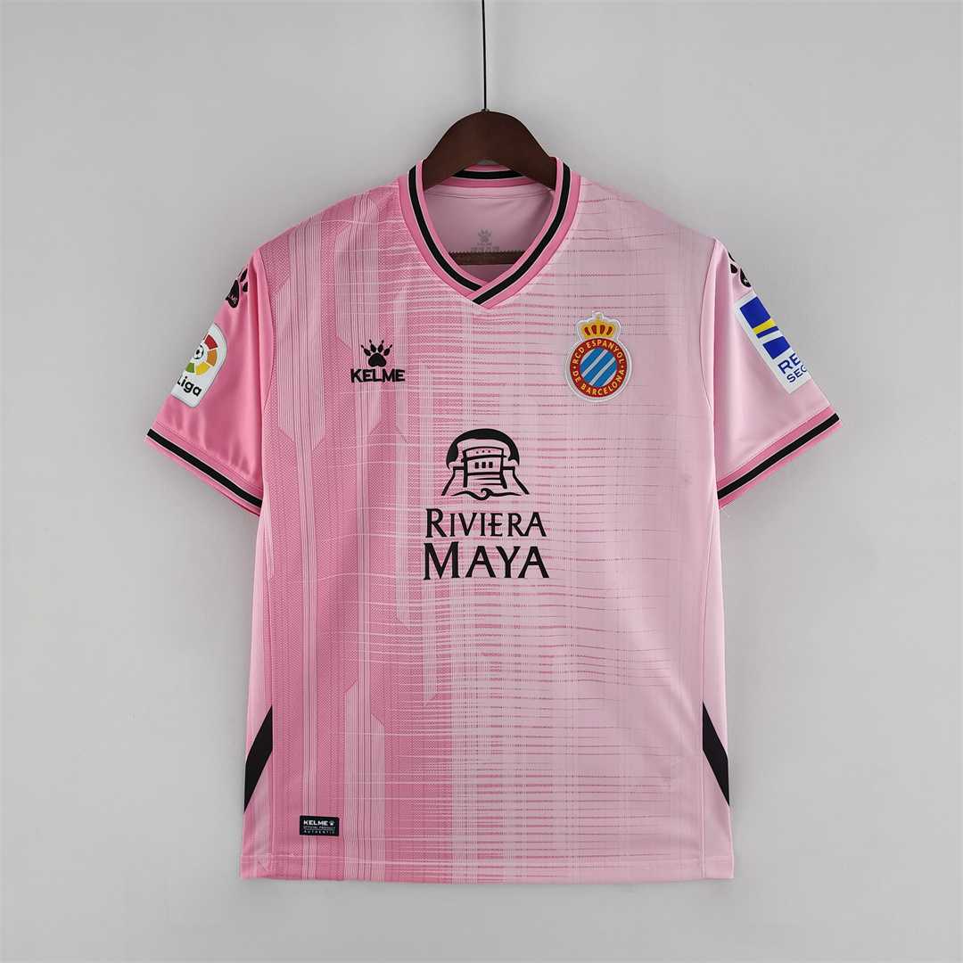 AAA Quality Espanyol 22/23 Away Pink Soccer Jersey